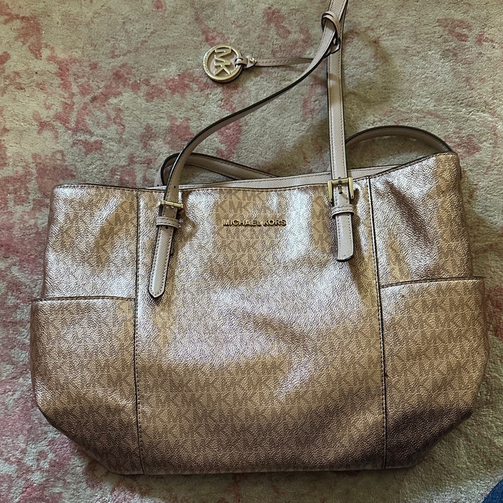 Michael Kors Shimmering Gold Tote